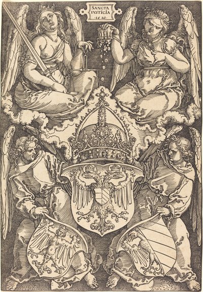 Coat of Arms of the German Empire and Nuremberg City by Albrecht Dürer