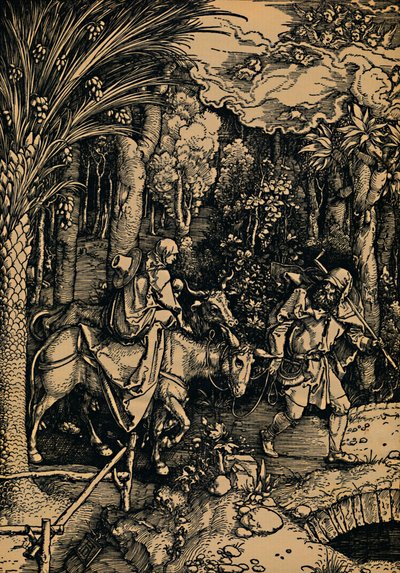 The Flight into Egypt by Albrecht Dürer