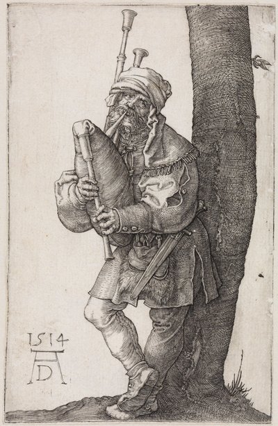 The Bagpiper by Albrecht Dürer