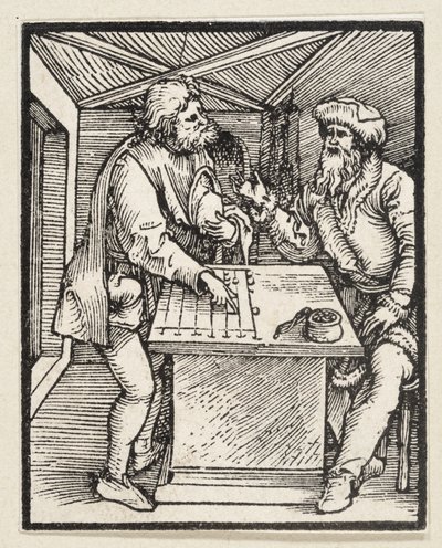 The Rich Man and His Steward (from: Postilla, 43 Woodcuts) by Albrecht Dürer