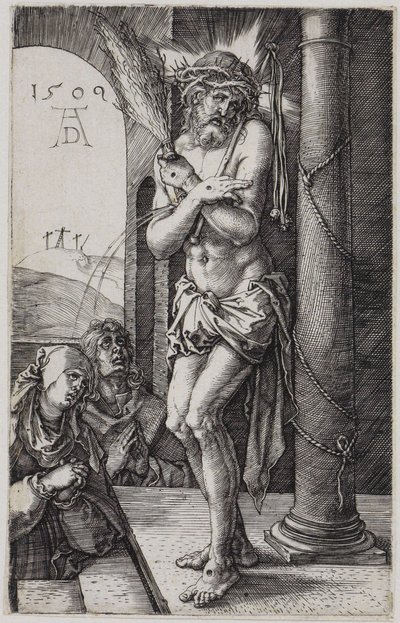 The Man of Sorrows Before Mary and John by Albrecht Dürer