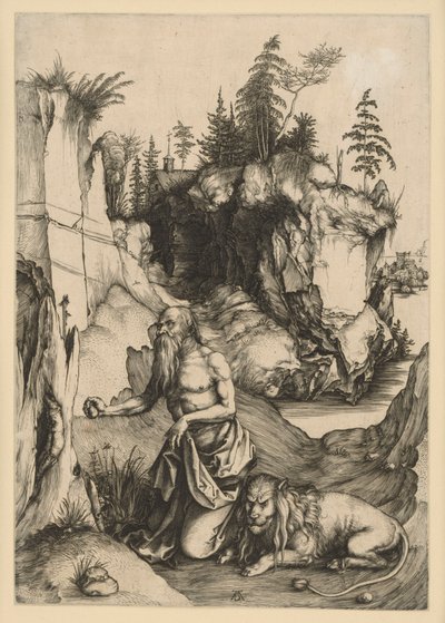 Saint Jerome in the Desert by Albrecht Dürer