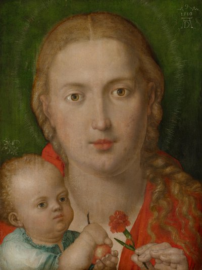 The Madonna with the Carnation by Albrecht Dürer
