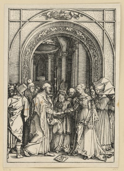 The Betrothal of Mary (Life of Mary) by Albrecht Dürer