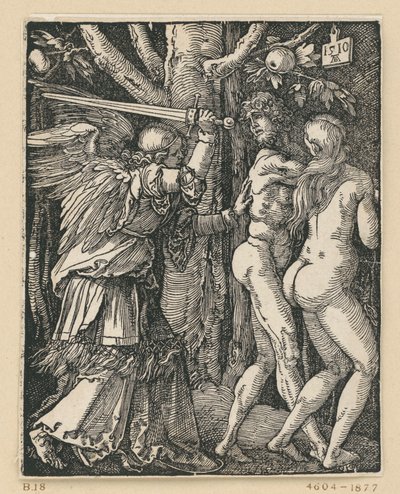 The Expulsion from Paradise (Small Passion) by Albrecht Dürer
