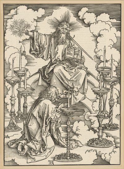 The Vision of the Seven Candlesticks (Apocalypse) by Albrecht Dürer