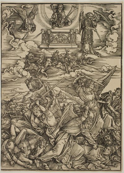 Four Avenging Angels of Euphrates by Albrecht Dürer