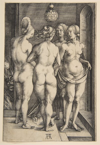 Four Naked Women by Albrecht Dürer