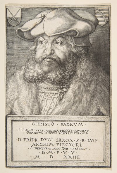 Frederick the Wise, Elector of Saxony by Albrecht Dürer