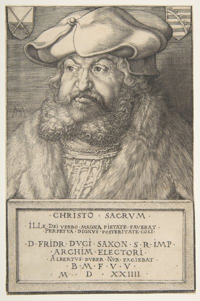 Frederick the Wise, Elector of Saxony by Albrecht Dürer