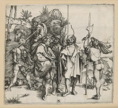 Five Soldiers and a Turk on a Horse by Albrecht Dürer