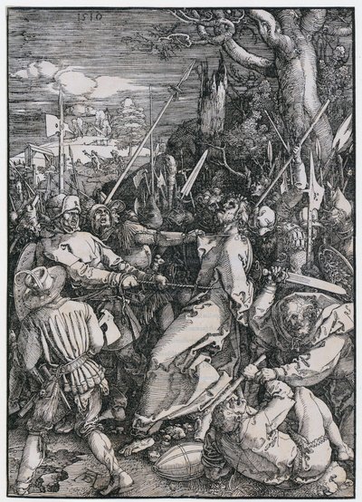 Capture of Christ, Plate 4 from the series "The Great Passion" by Albrecht Dürer