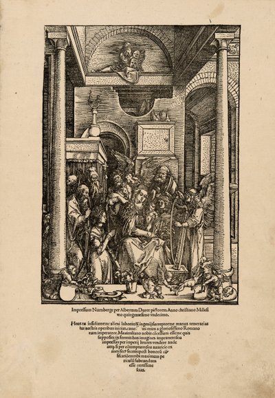 Glorification of the Virgin, from The Life of the Virgin by Albrecht Dürer
