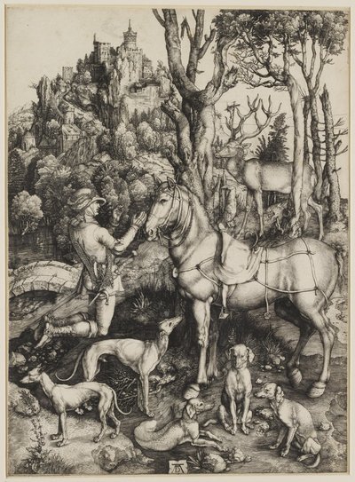Saint Eustace by Albrecht Dürer