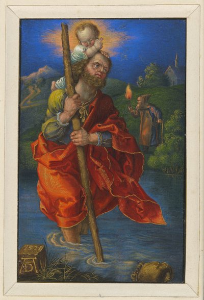 Saint Christopher Facing Right by Albrecht Dürer