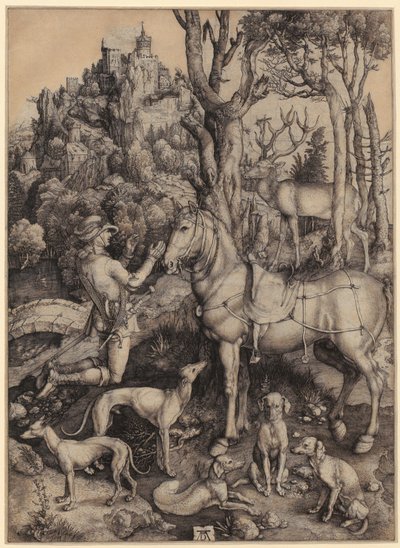 Saint Eustace by Albrecht Dürer
