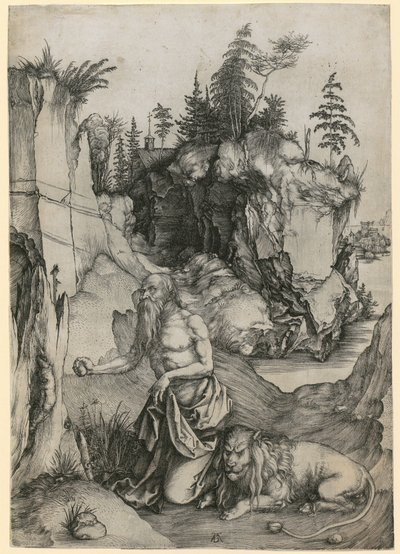 Saint Jerome in the Desert by Albrecht Dürer