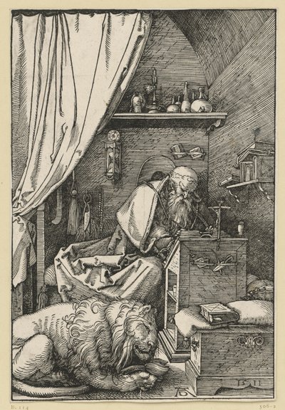 Saint Jerome in His Cell by Albrecht Dürer