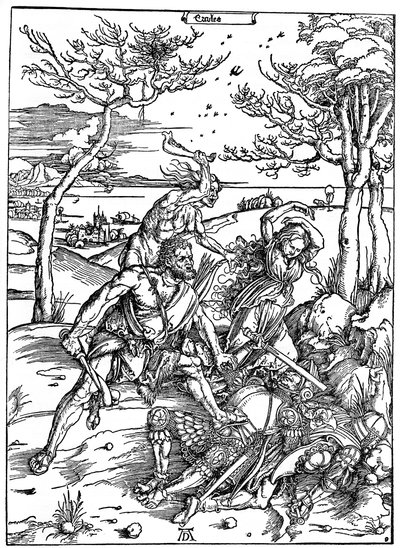 Hercules Killing the Molionides, c1496-1498, 1936 by Albrecht Dürer