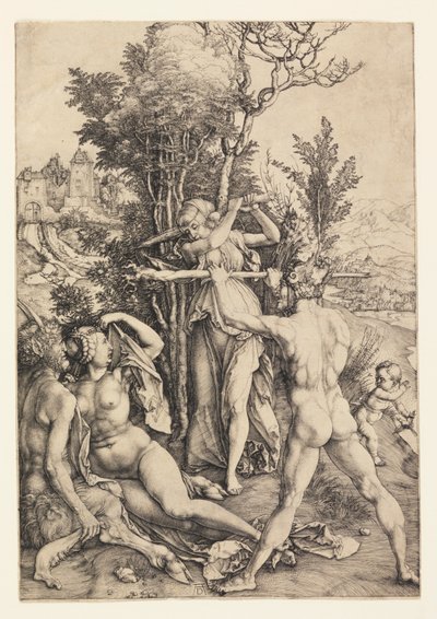 Hercules at the Crossroads (The Effects of Jealousy) by Albrecht Dürer