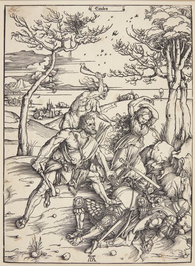Hercules Conquering the Molionide Twins by Albrecht Dürer