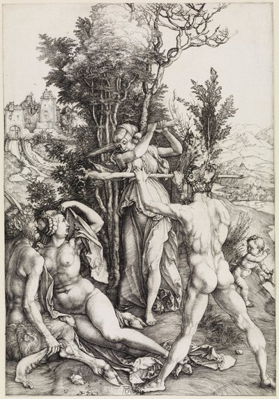 Hercules at the Crossroads (Jealousy) by Albrecht Dürer