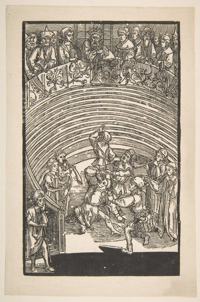 Illustration from The Comedie of Terence by Albrecht Dürer
