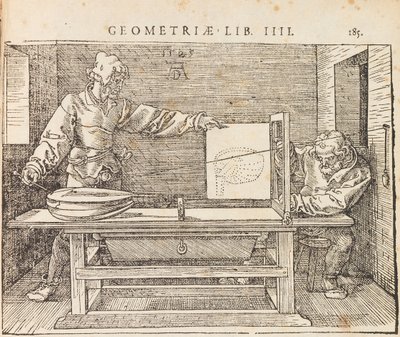 Institutionum geometricarum libri quatuor, 1528 by Albrecht Dürer