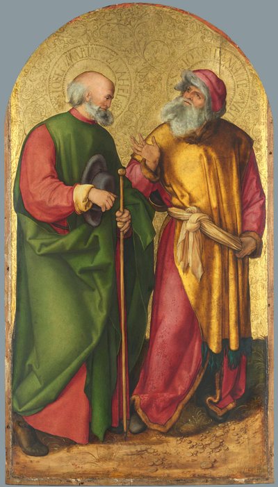 Jabach Altar: Saints Joseph and Joachim by Albrecht Dürer