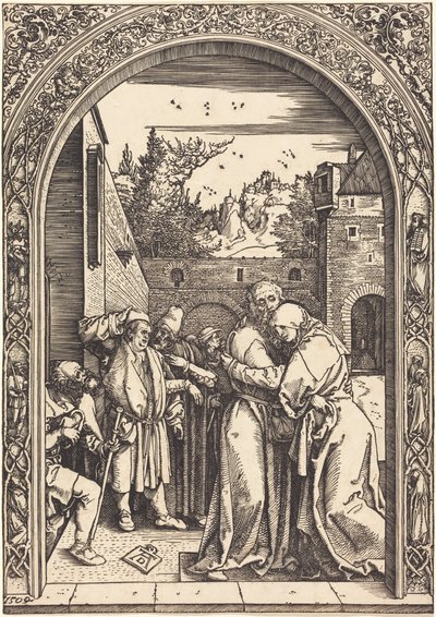 Joachim and Anna at the Golden Gate by Albrecht Dürer