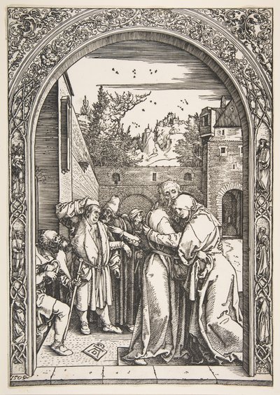 Joachim and Anna at the Golden Gate, from The Life of the Virgin by Albrecht Dürer