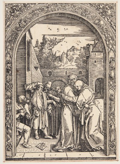 Joachim and St. Ann Meet at the Golden Gate by Albrecht Dürer