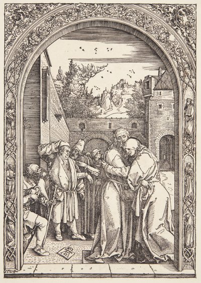 Joachim and St. Ann Meet at the Golden Gate by Albrecht Dürer
