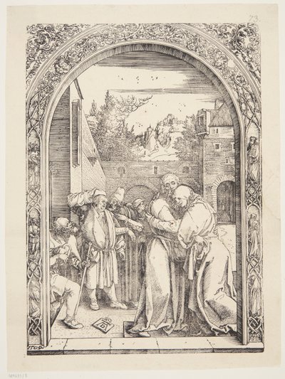 Joachim and St. Ann Meet at the Golden Gate by Albrecht Dürer