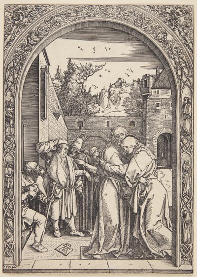Joachim and St. Ann Meet at the Golden Gate by Albrecht Dürer