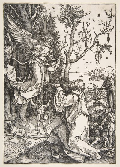 Joachim and the Angel, from The Life of the Virgin by Albrecht Dürer