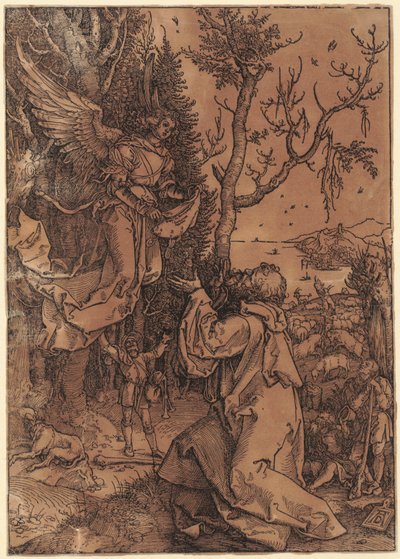 Joachim in the Field, Sheet 3 of the Series "The Life of Mary" by Albrecht Dürer