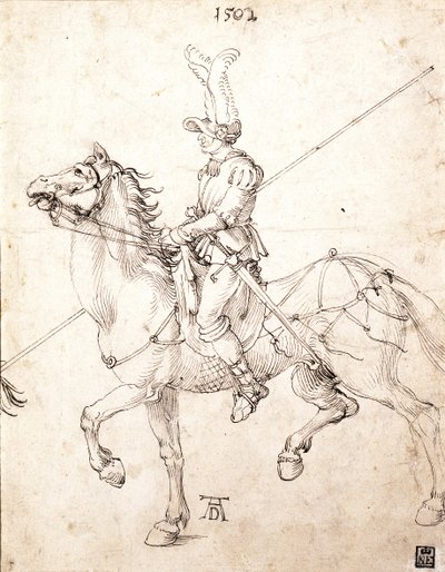 Lancer on Horseback by Albrecht Dürer