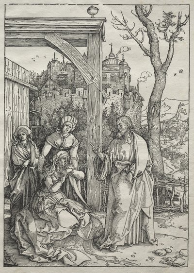 Life of the Virgin: Christ Taking Leave of His Mother by Albrecht Dürer