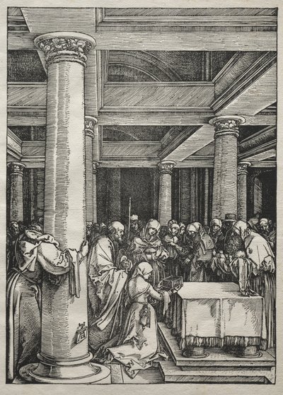 Life of the Virgin: Presentation of Jesus in the Temple by Albrecht Dürer
