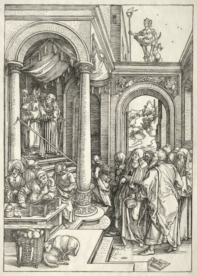 Life of the Virgin: Presentation of the Young Virgin in the Temple, 1504-1505 by Albrecht Dürer