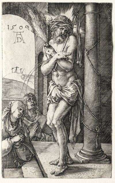 Man of Sorrows by the Column by Albrecht Dürer