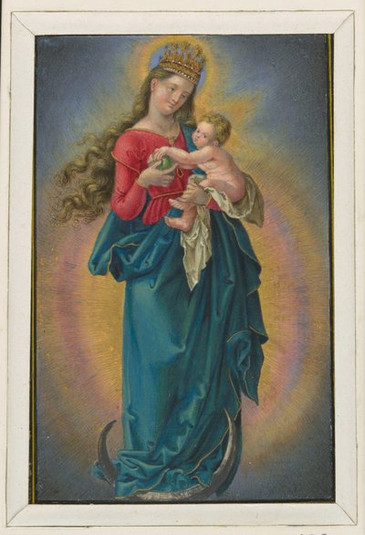 Mary on the Crescent Moon with Star Crown by Albrecht Dürer