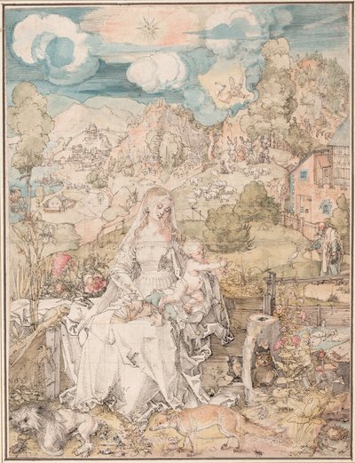 Mary among a Multitude of Animals, c. 1503 by Albrecht Dürer