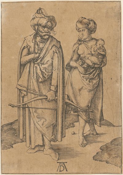 Oriental and His Wife by Albrecht Dürer