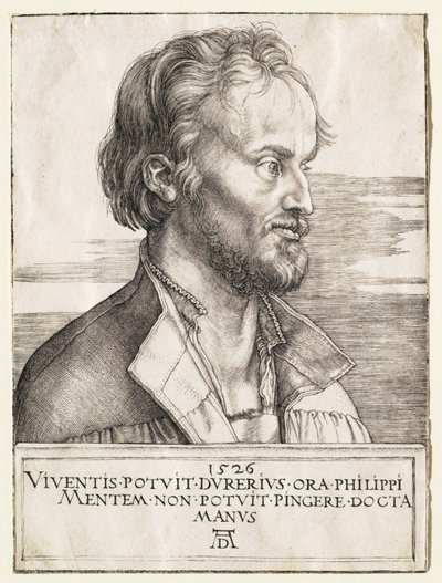 Philipp Melanchthon by Albrecht Dürer