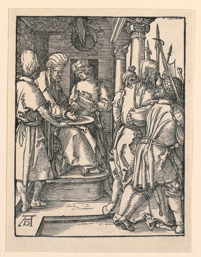 Pilate Washing His Hands, from The Little Passion Series by Albrecht Dürer