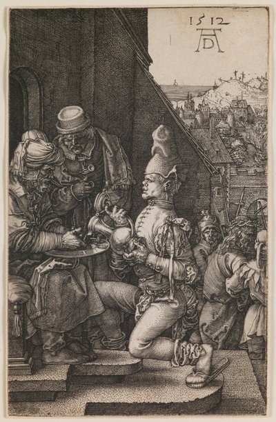 Pilate Washing his Hands, from the series “The Little Passion” by Albrecht Dürer