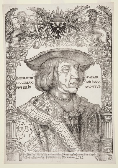 Portrait of Maximilian I by Albrecht Dürer