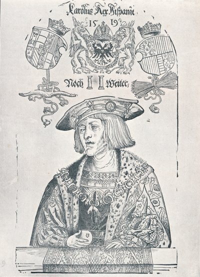 Portrait of the Emperor Charles V by Albrecht Dürer